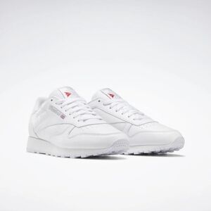 White Leather Reebok Classics Women's 10